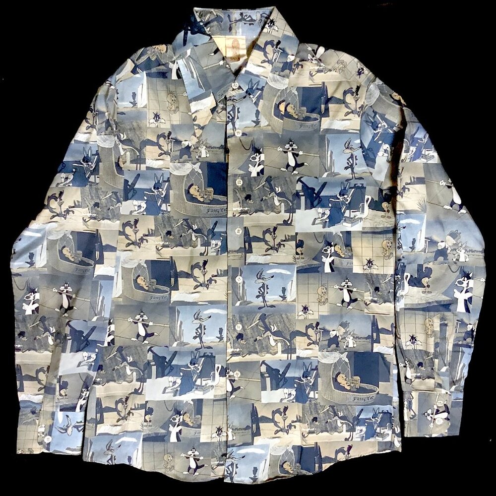 Warner Brothers Cartoon Character Disco Shirt